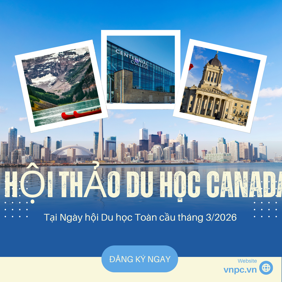 Hội thảo du học Canada tại Ngày hội Du học Toàn cầu tháng 3/2026